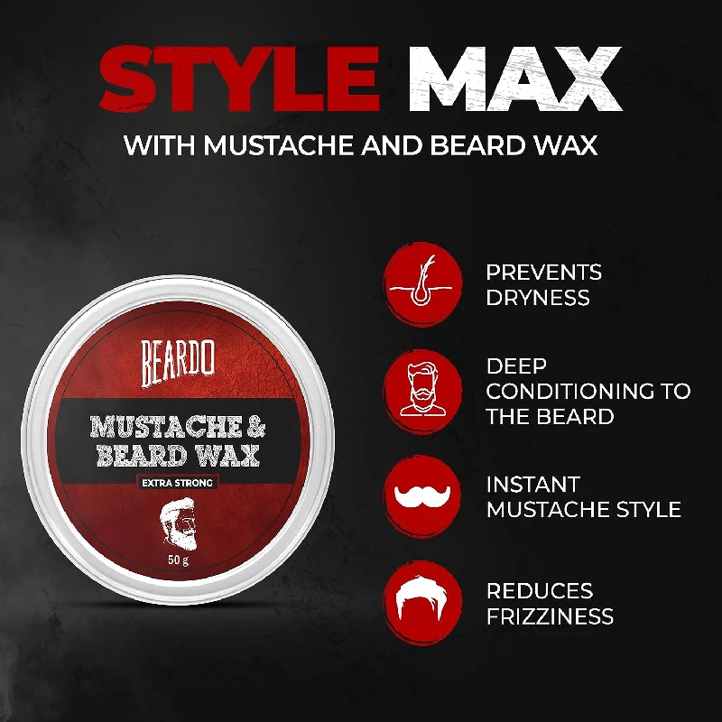 Beardo Beard and Mustache Wax, 50 g-5.webp